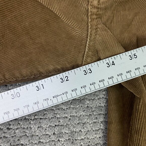 J. CREW 770 Corduroy Pants Men's 33 x 34 Measures 36 x 33 Brown Straight Fit - Picture 13 of 13